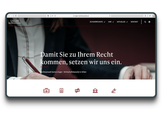 Barrierefreie Website mit TYPO3 Screenshot einer Barrierefreien Website auf einem Tablet dargestellt.